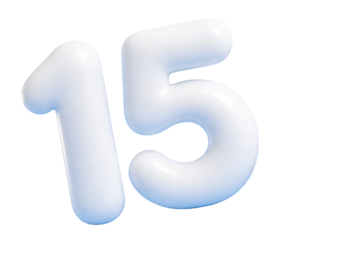 Кешбэк 15% от суммы